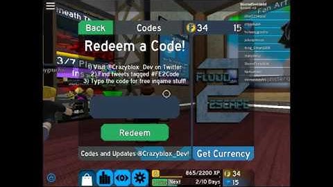 Flood Escape 2 Code (REMADE) 100 FREE GEMS!!!