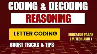 Coding & Decoding  Reasoning | All Government Exams |SSC CGL , Bank, RRB etc