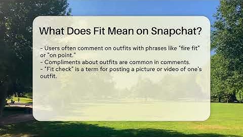 What Does Fit Mean on Snapchat? - Everyday-Networking