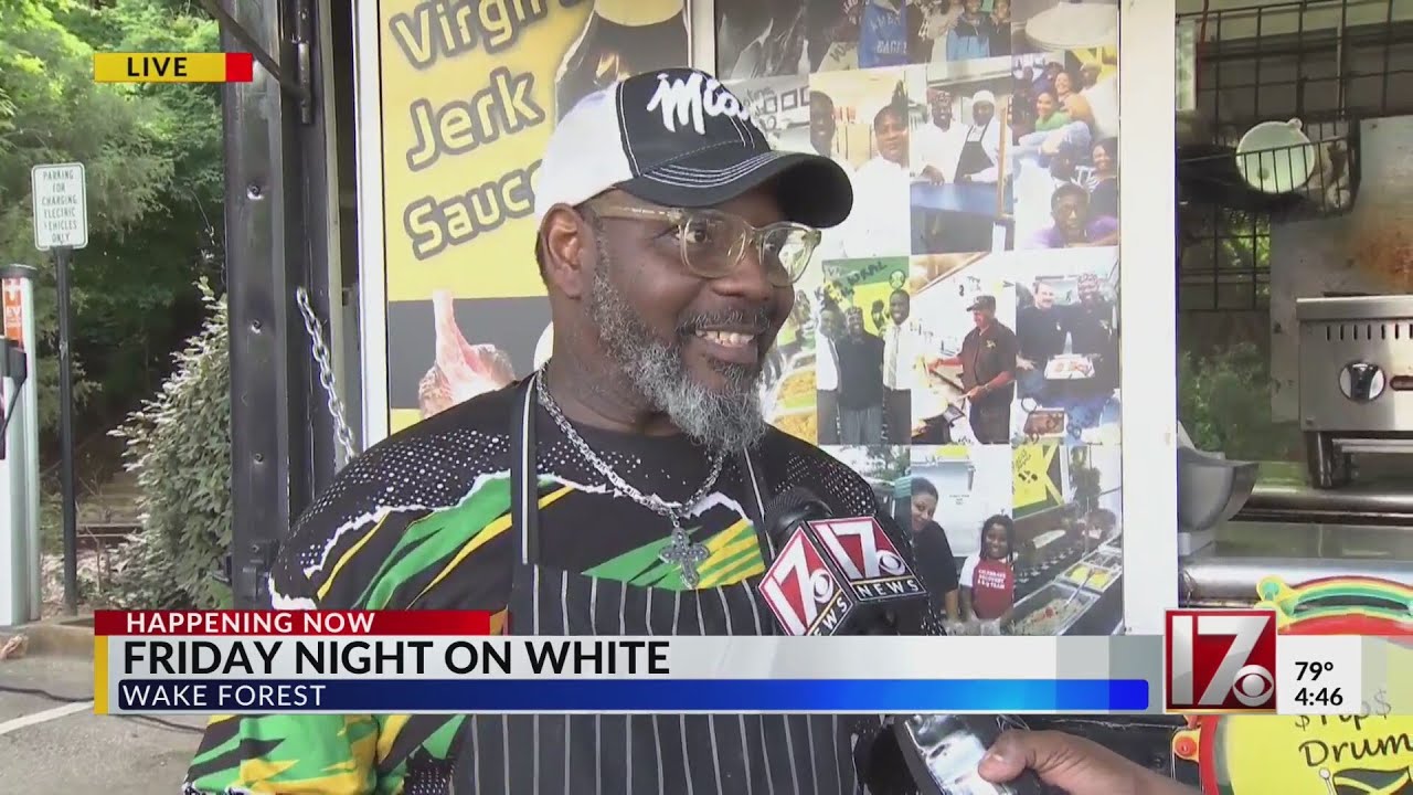 Jamaican food truck owner gets ready for Friday Night On White