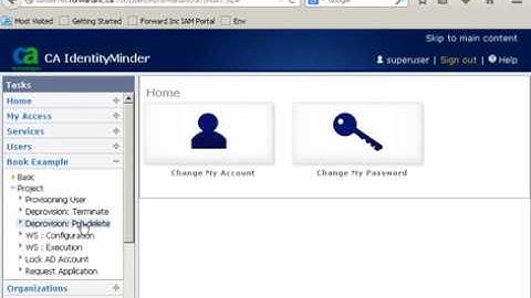 CA Identity Manager IdentityMinder Chapter 6 Example: De-provisioning Pre-delete process