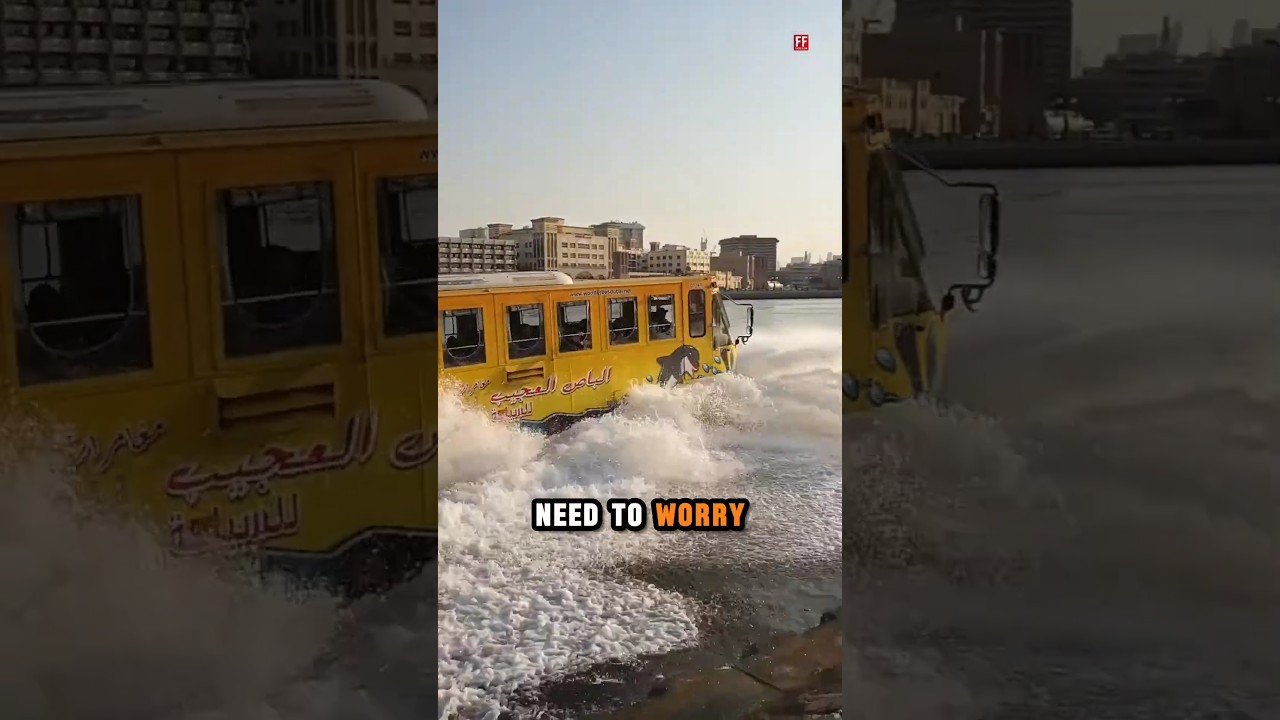 A Bus In Netherlands Can Be Driven On Water