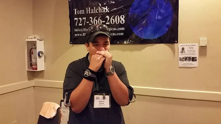 Matthew Givens demonstrates his new Double Reed Pl...