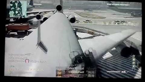 MW3 Terminal on top of plane MOAB!