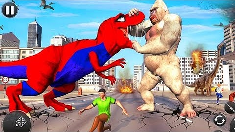 Best Dino Games - Dinosaur Rampage Simulator Android Gameplay