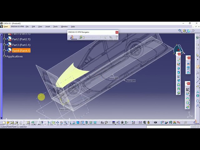 آموزش کتیا، تبدیل تصاویر دوبعدی به مدل سه بعدی در محیط Freestyle Sketch  Tracer نرم افزار CATIA
