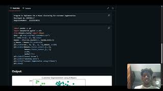 Implementation of k-means clustering for customer segmentation 