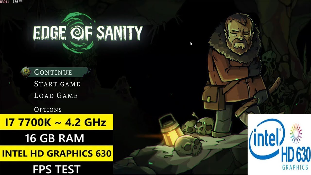 Edge of Sanity Gameplay on Low-End PC | i7-7700K + Intel HD 630
