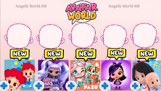 Creating 5 Cute Random Games 💅🏼✨ in Avatar World! #avatarworld #video 