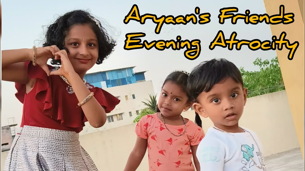 😍Aryaan is playing with friends 🥰😘😘👫👭#aryaan #playing #friends # ...