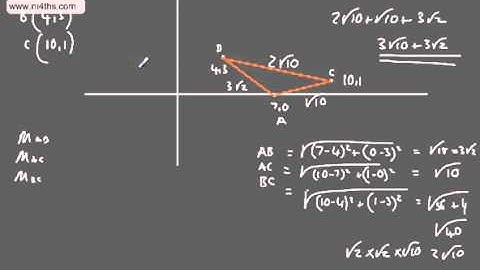 Core 1 - Coordinate Geometry (3) - Midpoint and distance formula & Length of line segment