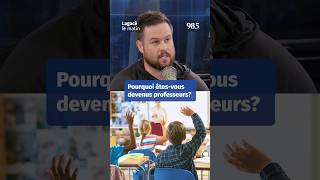 Enseignants: «On est les passeurs de culture, c'est notre devoir, notre rôle»