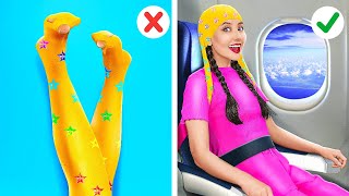 CLEVER TRAVEL HACKS AND TIPS ✈️ Funny DIYs And Crafts for Smart Parents by 123 GO!