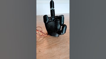 Robotic hand (Amazing hand part 3) pca9685, sg90 first demo. #3dprinting #arduino #roboticarms