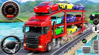 Car Transporter Truck Driver Game 3D | US City Cargo Truck Simulator | Android Gameplay screenshot 1
