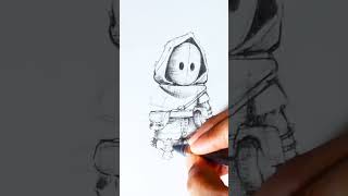How to draw chibi cartoon character