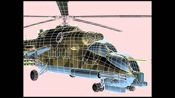 Russian Military Helicopter 3D model | Aircraft 3D model | max, 3ds, obj, c4d, lwo