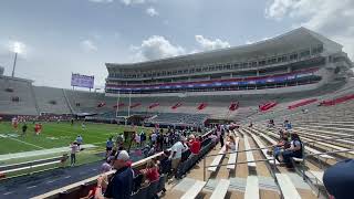 Vaught Hemingway Stadium before the 2023 Grove Bowl