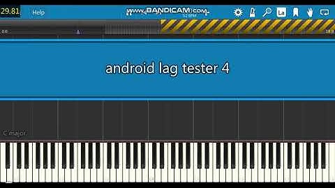 [black midi]-synthesia Android Lag tester ( synthesia crash )