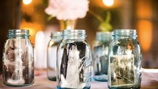 Diy - FaÃ§a vocÃª mesma -Porta retratos com vidros de maionese e reutilizÃ¡veis