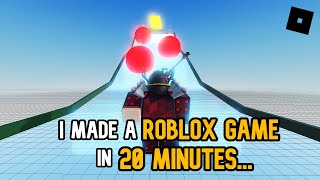 I made a ROBLOX game in 20 minutes...