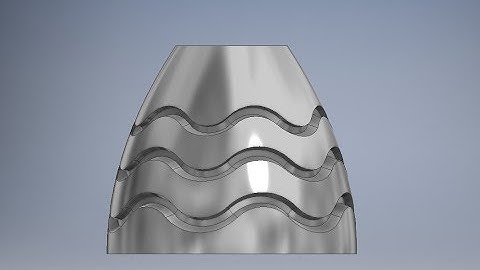 How to create groove on bottle