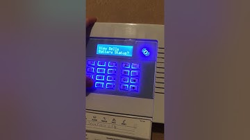 Pyronix diagnostics menu.
