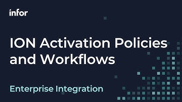 How to Automate Business Processes with ION Activation Policies and Workflows