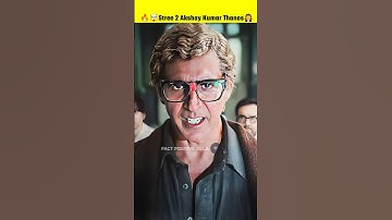 Stree 2 Akshay Kumar Post Credit Scene | Stree 2 Movie Story Explained | Shraddha Kapoor | #shorts