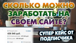 Сколько можно зарабатывать на сайте? Кейс