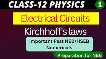 Class 12 || Physics || Electrical Circuits || Numerical on Kirchhoff