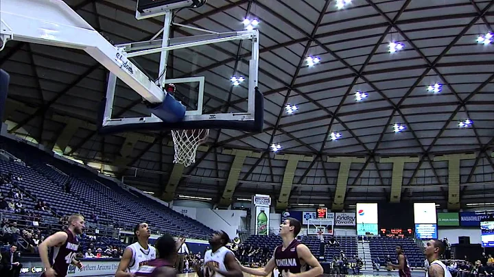 NAU Men's Basketball Highlights 12-19-12 vs Montan...