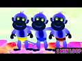 🐒 [2 MIN LOOP] Five Little Monkeys 120 Sound Variations Remix Dance Songs for Kids | Nursery Rhymes