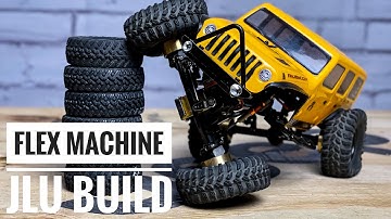 SCX24 Jeep Wrangler JLU Build - Flex Machine!!