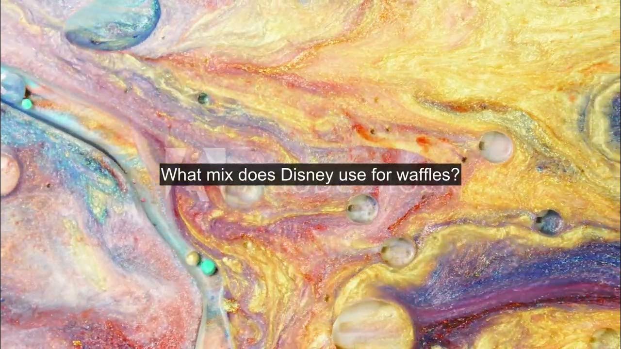 What mix does Disney use for waffles? YouTube