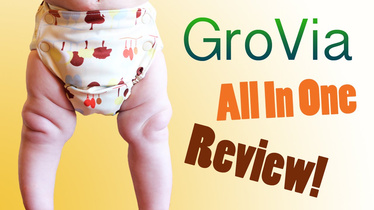The GroVia All In One Cloth Diaper Review - YouTube