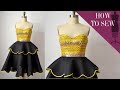 How To Sew A Sweetheart Strapless Scallop Hem Dress