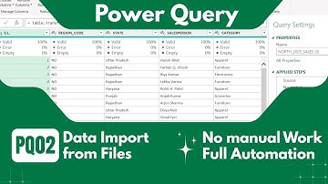✅PQ02: Import Any File in Power Query | Excel, PDF, CSV, XML, JSON | Complete Step-by-Step Tutorial