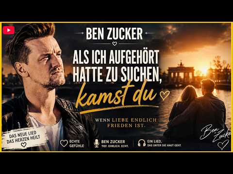 Ben Zucker  Als ich aufgehört hatte zu suchen, kamst du  Für alle, die nicht mehr an Liebe glaubten
