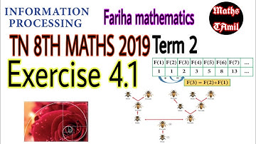 8th maths 2019 term 2 / EXERCISE 4.1/ SAMACHEER-KALVI/FARIHA MATHEMATICS