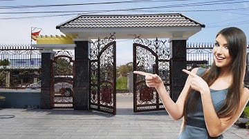 ✅ Cách lắp bộ cổng 2 cánh sắt mỹ thuật tự động đơn giản(Cổng tự động Vũ Khanh)