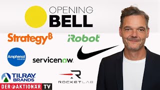 Opening Bell: Strategy, iRobot, Nike, Tilray, Rocket Lab, Amphenol, ServiceNow