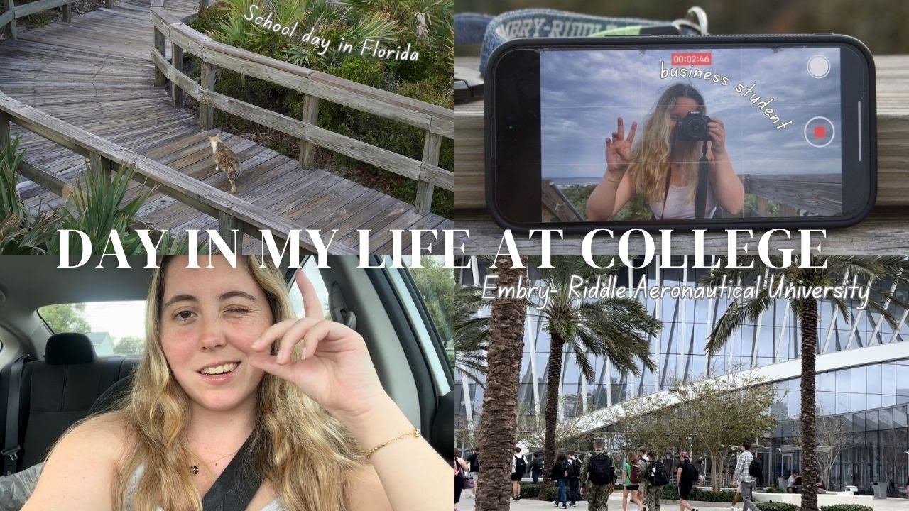 Day in the life at College (Business Student at Embry-Riddle ...