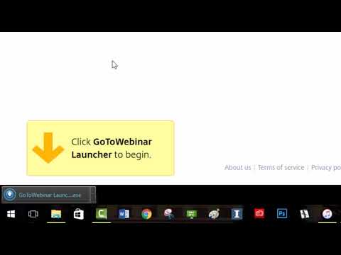 GoToWebinar First Time Join - Windows 10
