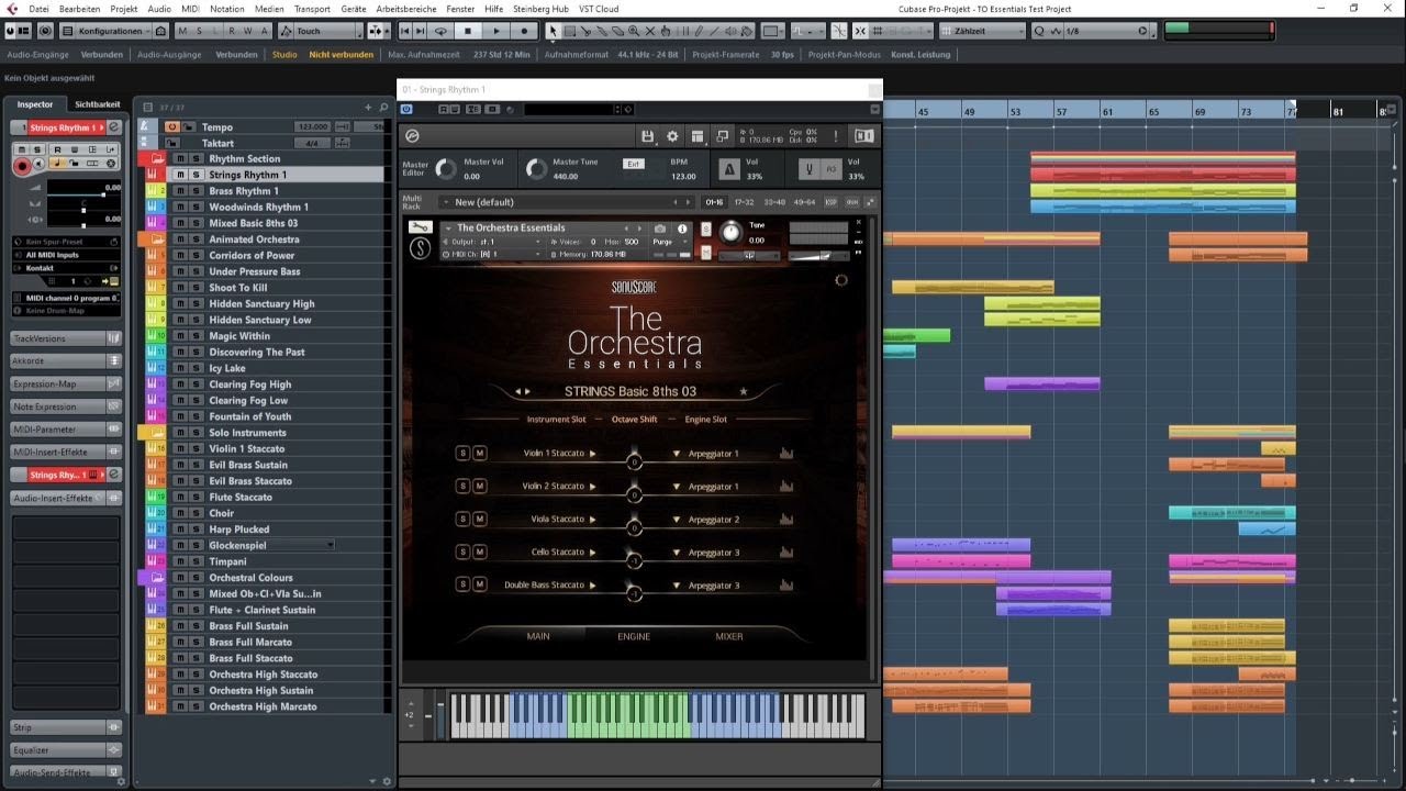 Sonuscore "The Orchestra Essentials" - Test Track