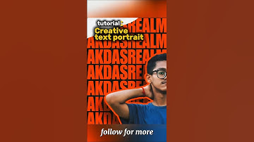 creative text portrait editing😍🤯#akdasrealm#picsart#photoediting#tutorial#portrait#shorts#editing