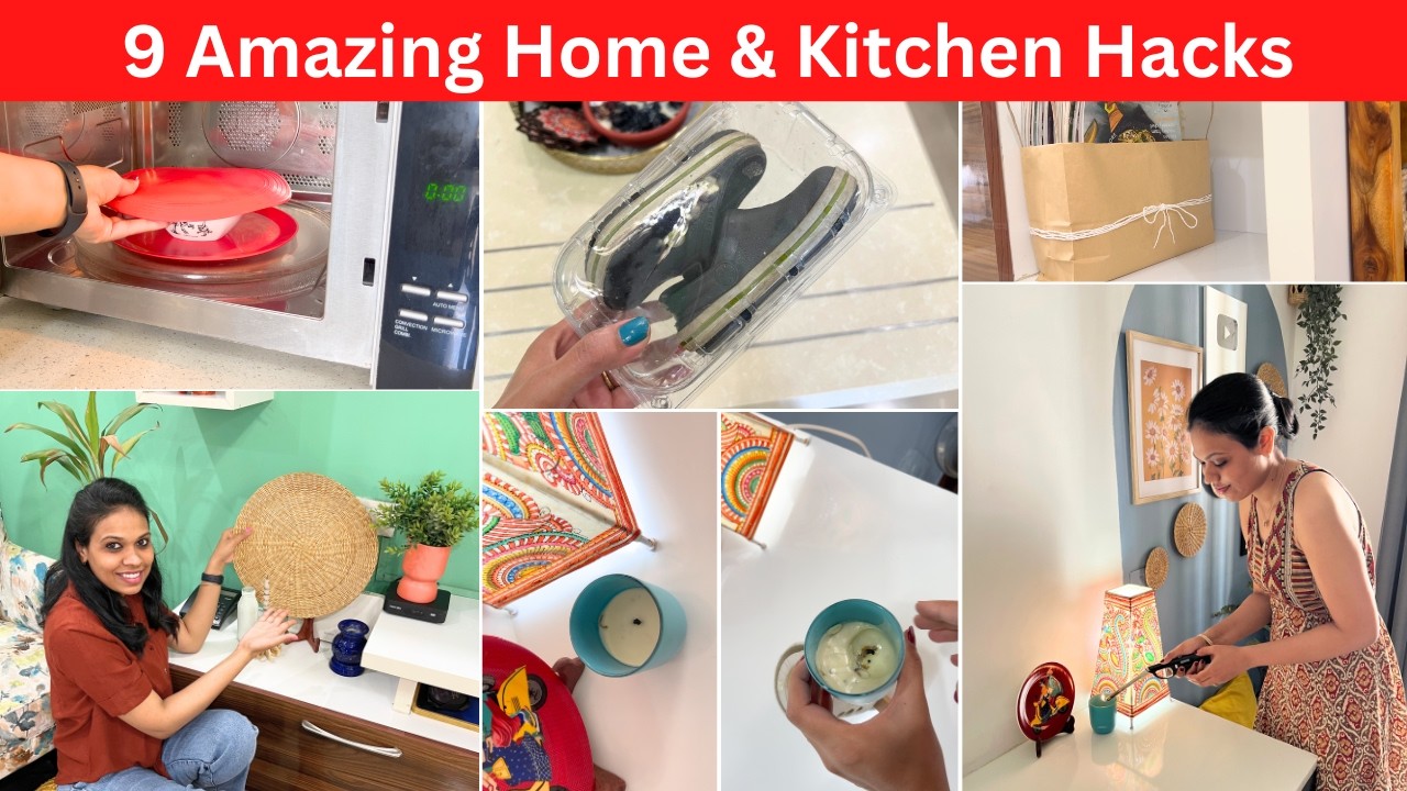 9 Amazing & Genius Home Hacks For You All | Organzie, Clean & Decoarte Your HOME