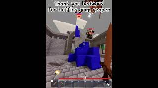 New grim reaper buff is WAYYY to strong 💀💀💀#bedwars #roblox #ranked #fyp #fypage
