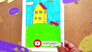 How To Draw Peppa Pig's House | Easy Peppa Pig Drawing Tutorial | #howtodraw