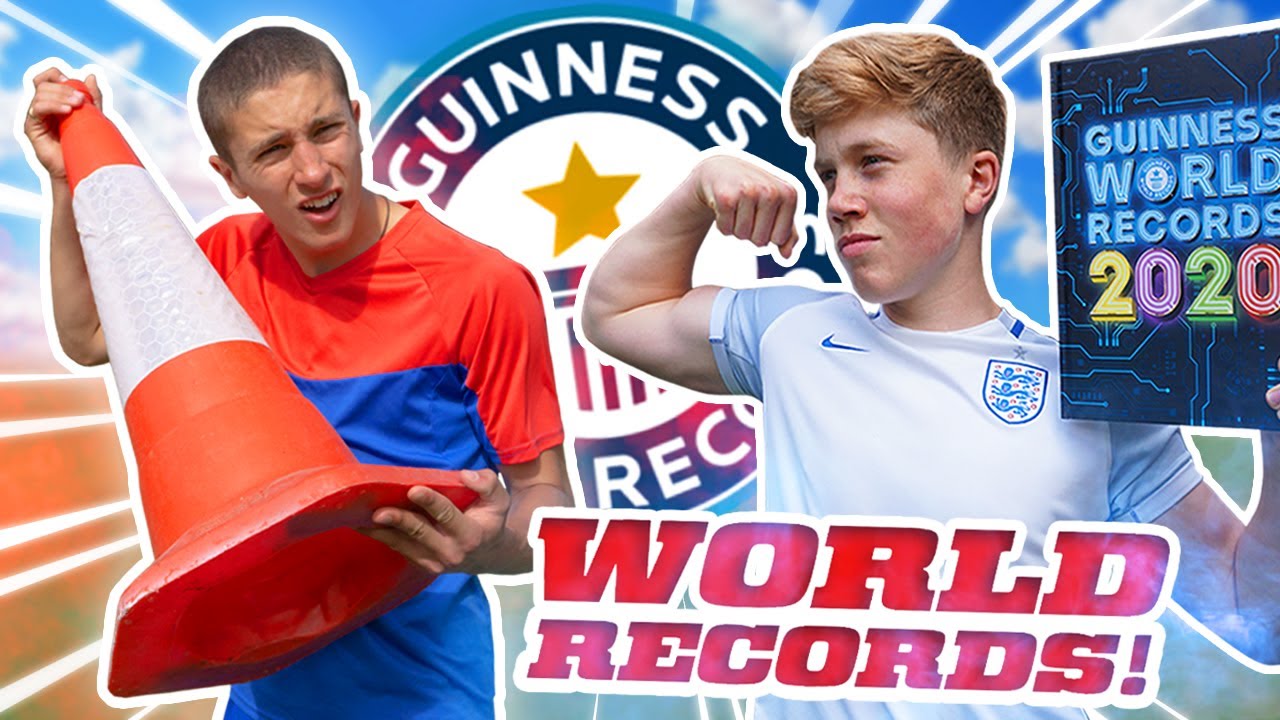 BREAKING FOOTBALL WORLD RECORDS (IMPOSSIBLE) YouTube